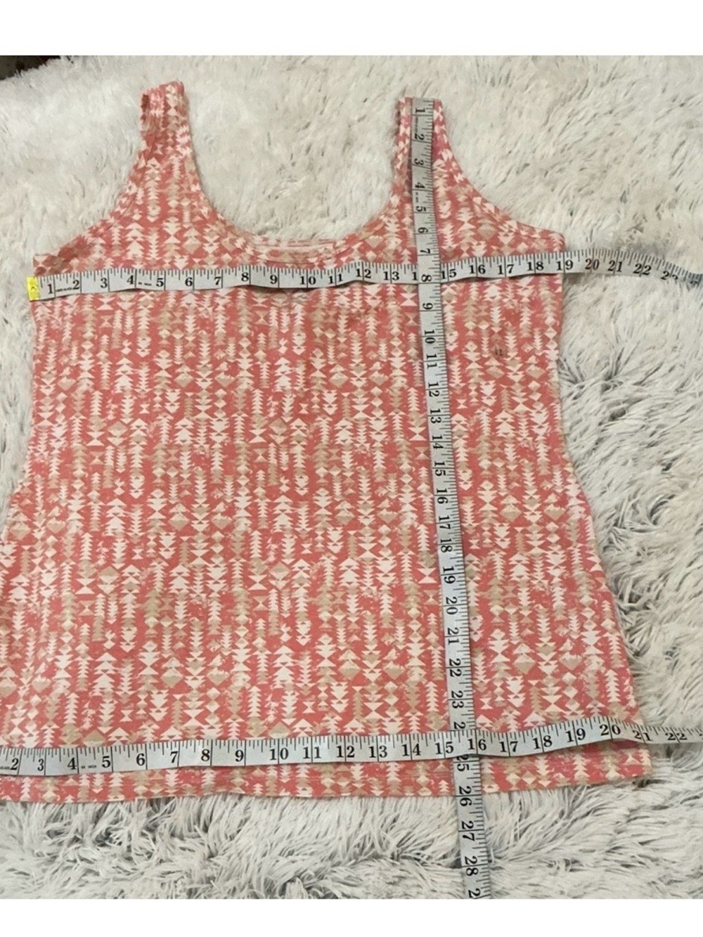 Maurices Tank Top Bundle (3) coral cream & patterned  XL Casual Basic Layering - Picture 7 of 8